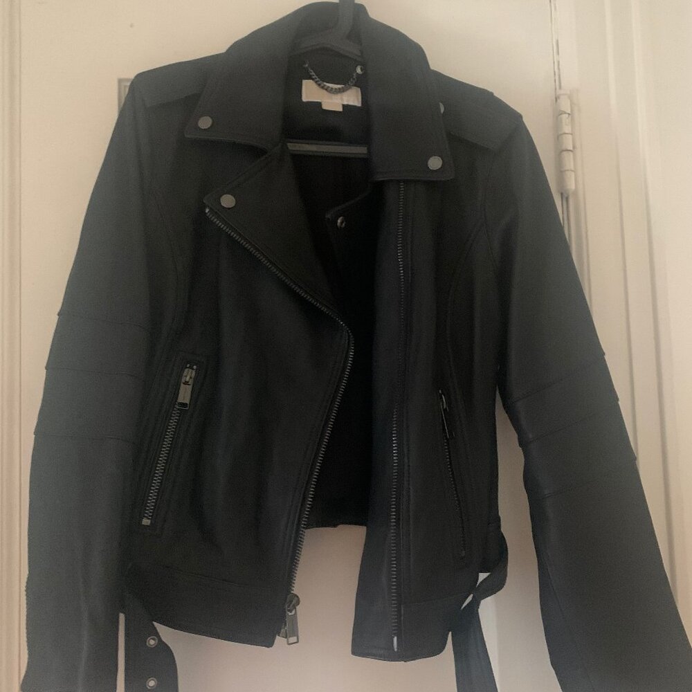 Michael Kors Leather Jacket- XL